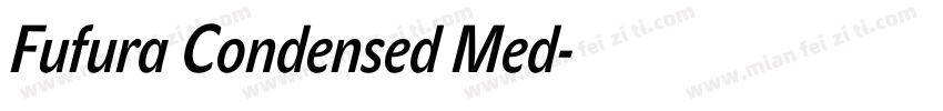 Fufura Condensed Med字体转换